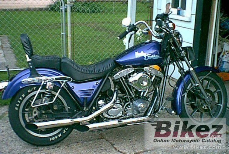 Big steven morris fxrs 1340 super glide ii picture and wallpaper from Bikez.com